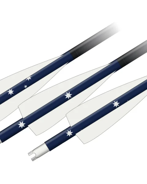 Southern Cross wraps on three arrows: five stars on navy